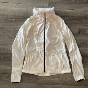 LULULEMON Cream/Black Back Pack-it Jacket (Size 6)
